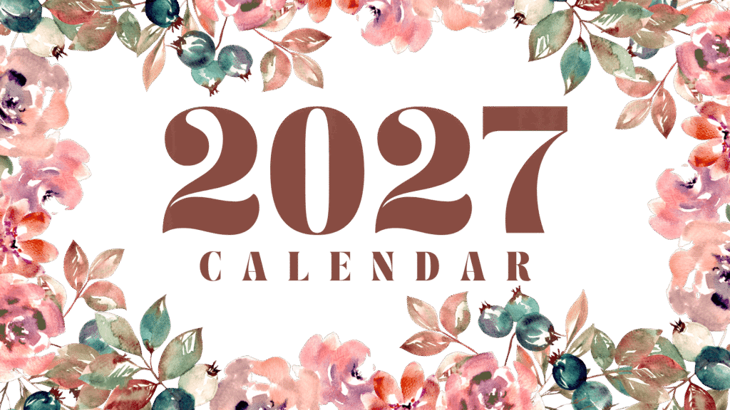 Trauerkalender mit Blumen in Zeiten der Trauer